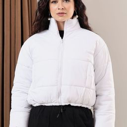 Kotty Women Insulator Crop Puffer Jacket-image-100