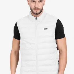 t-base Stand Collar Windcheater Puffer Jacket-image-19