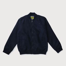 Gini and Jony Boys Navy Blue Camouflage Checked Bomber Jacket-picture-24