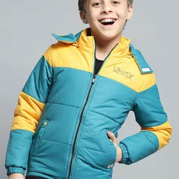 Monte Carlo Boys Hooded Colourblocked Casual Lightweight Padded Jacket-picture-50