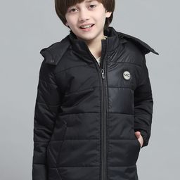 Monte Carlo Boys Hooded Solid Casual Lightweight Padded Jacket-image-29