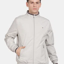t-base Mock Collar Lightweight Bomber Jacket-picture-1