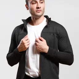 Dream of Glory Inc Men Charcoal Lightweight Outdoor Tailored Jacket-picture-30