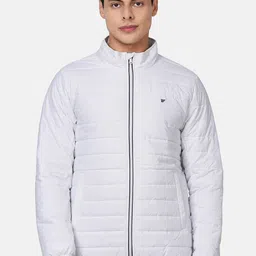 t-base Men White Lightweight Puffer Jacket-image-26