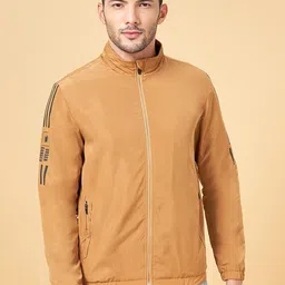 Urban Ranger by pantaloons Stand Collar Bomber Jacket-image-28