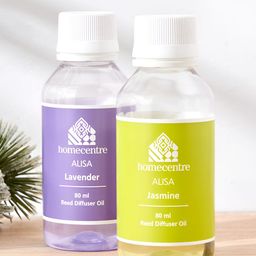 Home Centre Alisa Lavender Coloured & Green 2 Pieces Scented Reed Diffuser Oil-44