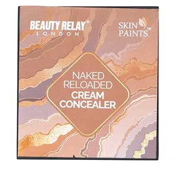 BeautyRelay London Skin Paints 4 Shades Naked Reloaded Cream Concealer Palette - 14g-13