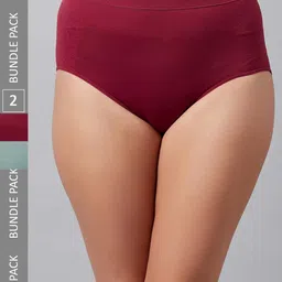 C9 AIRWEAR Pack Of 2 High-Rise Seamless Technology Hipster Briefs PZ1191_PACK5-image-40