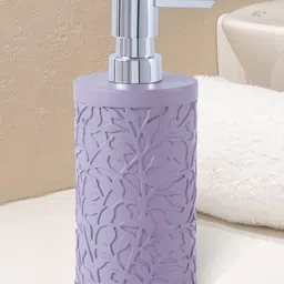 OBSESSIONS Purple Textured Polyresin Soap Dispenser-picture-19