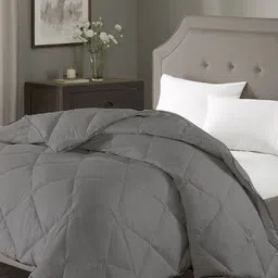 RAZZAI Grey Microfiber AC Room 150 GSM Double Bed Comforter-image-10