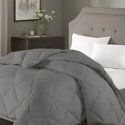 RAZZAI Grey Microfiber AC Room 150 GSM Double Bed Comforter-image-22