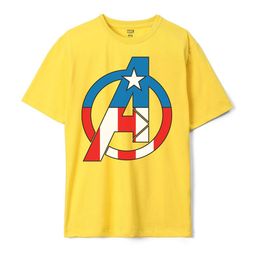 Wear Your Mind Boys Typography Avengers Printed Drop-Shoulder Sleeves T-shirt-picture-10
