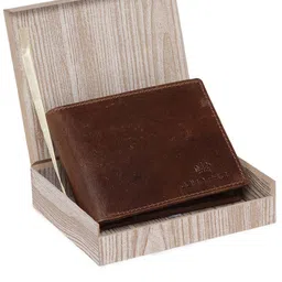 John Pride Men Leather Two Fold Wallet-image-57