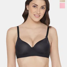 Tweens Pack Of 3 Medium Coverage Heavily Padded Push-Up Bras With All Day Comfort-0