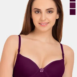 Tweens Pack of 3 Medium Coverage Heavily Padded Push-Up Bras with All Day Comfort-10