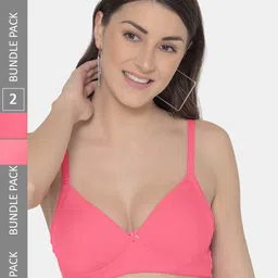 Tweens Pack Of 2 T-shirt Bras With Full Coverage Lightly Padded-picture-37