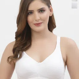 Floret Pack of 2 Full Coverage Non Padded Everyday Bras With All Day Comfort-24