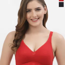 Floret Pack of 2 Full Coverage Non Padded Everyday Bras With All Day Comfort-41