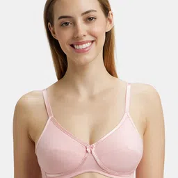 Jockey Wirefree Non Padded Cotton Medium Coverage Cross Over Everyday Bra-1242-15