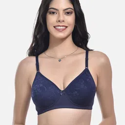 StyFun Self Design Full Coverage Lightly Padded Non-Wired Bra With All Day Comfort-17