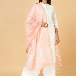 RANGMANCH BY PANTALOONS Embroidered Dupatta with Zari-54