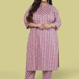 MIRCHI FASHION Women Off White Ethnic Motifs Pure Cotton Kurta with Trousers & Dupatta-25