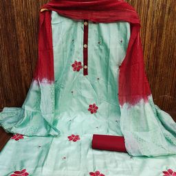 SHADOW & SAINING Embroidered Unstitched Dress Material-image-63