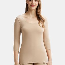 Jockey Soft Touch Three Quarter Sleeve Thermal Top-image-29