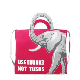 Colorbar Typography Printed Oversized Shopper Tote Bag-7