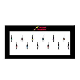 Comet Busters Set of 12 Stone-Studded Designer Bindis - Multicoloured image 1