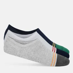 Ajile by Pantaloons Men Pack Of 3 Assorted Shoe-Liners Socks-image-56