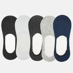 SECRETS BY ZEROKAATA Unisex Pack Of 5 Assorted Shoe Liners-image-10