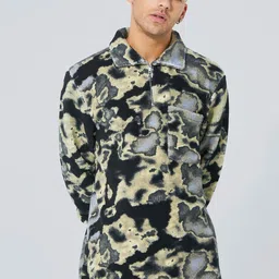 boohooMAN Dyed Half Zip Sweatshirt-38