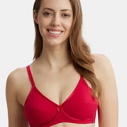 Jockey Wirefree Non Padded Cotton Medium Coverage Cross Over Everyday Bra-1242-23