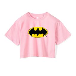 Wear Your Mind Girls Batman Printed Drop-Shoulder Sleeves Boxy Pure Cotton T-shirt-picture-18