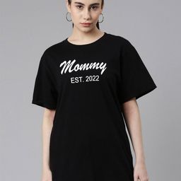 Kryptic Women Printed Round Neck Oversized Cotton T-shirt-picture-14