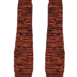 Bharatasya Unisex Brown & Black Textured Sun Protection Arm Sleeves-image-59