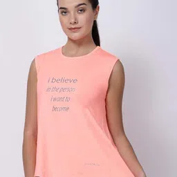 STUDIOACTIV Women Orange Printed T-shirt-image-22