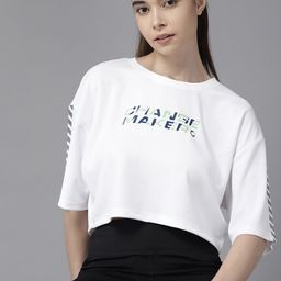 Prowl Women Anti Fit Typography Printed Drop-Shoulder Sleeves T-shirt-image-5
