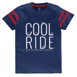 CODEZ Boys Typography Printed Cotton T-shirt-8
