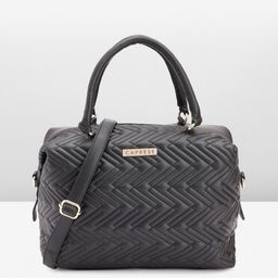 Caprese Geometric Textured Handheld Bag-image-29