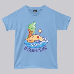 RISH Kids Graphic Printed Dry Fit Loose Cotton Running T-shirt-image-70
