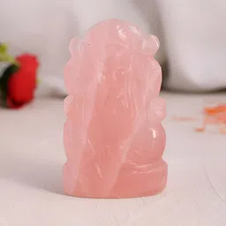 Silvermerc Designs Pink Ganesha Idol Showpiece-image-61
