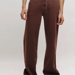 FREAKINS Men Straight Fit High-Rise Pure Cotton Jeans-image-97