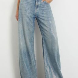 GUESS Women Relaxed Fit Light Fade Mid-Rise Clean Look Pure Cotton Stretchable Jeans-image-87