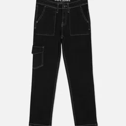 Pepe Jeans Boys Mid Rise Relaxed Fit Clean Look Stretchable Cotton Jeans-image-56