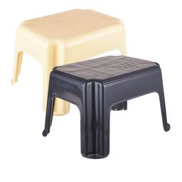 Kuber Industries Cream-Coloured & Grey 2 piece Solid Plastic Step Stool-picture-24