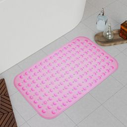 Kuber Industries Pink Hole Anti-Skid Bathroom Mat-picture-29