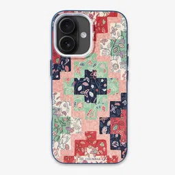 Chumbak Floral Printed iPhone 16 Back Case Mobile Accessories-37