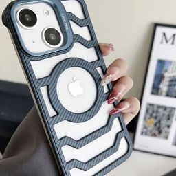 Luxury Kase Solid Printed iPhone 15 Plus Back Case Mobile Accessories-3